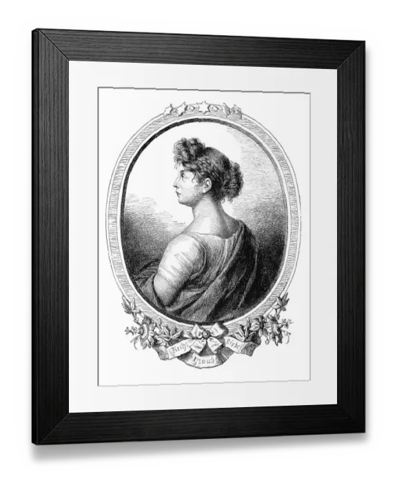 Framed Print : Louise of Mecklenburg-Strelitz
