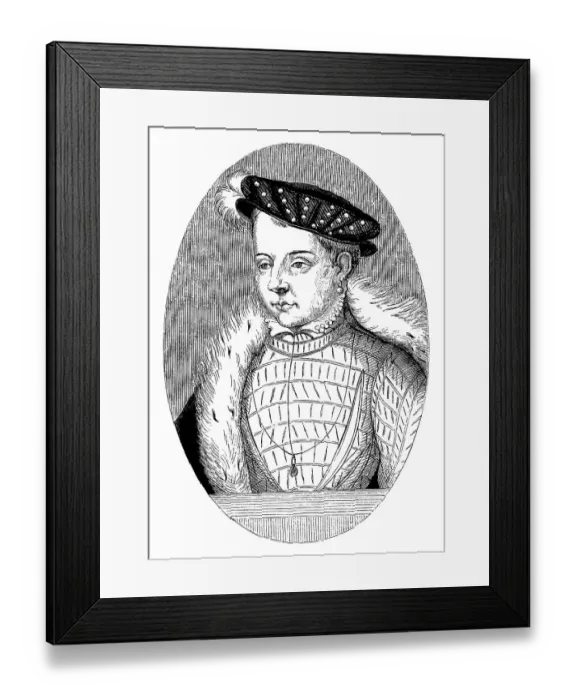 Framed Print : Francis II or Francois II, 1544 -1560