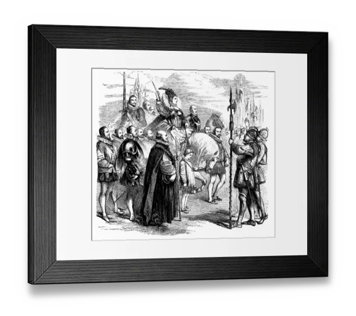 Framed Print : Elizabeth I. or The Virgin Queen or The Maiden Queen