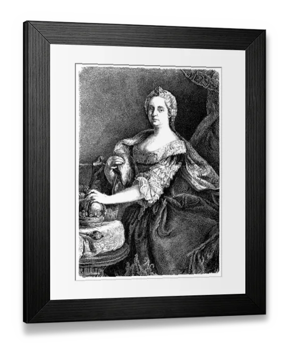 Framed Print : Maria Theresa of Austria, 1717 - 1780