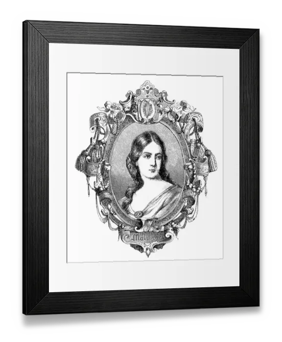 Framed Print : Maria de la Felicidad Malibran Framed Print : Maria de la Felicidad Malibran