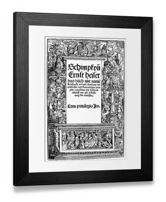 Framed Print : Historic print, woodcut, historical engraving Framed Print : Historic print, woodcut, historical engraving