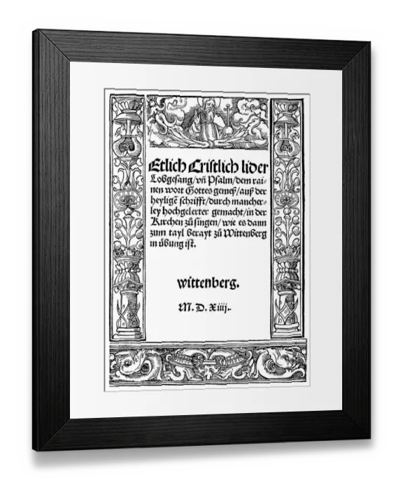 Framed Print : Historic print, woodcut from 1520 Framed Print : Historic print, woodcut from 1520