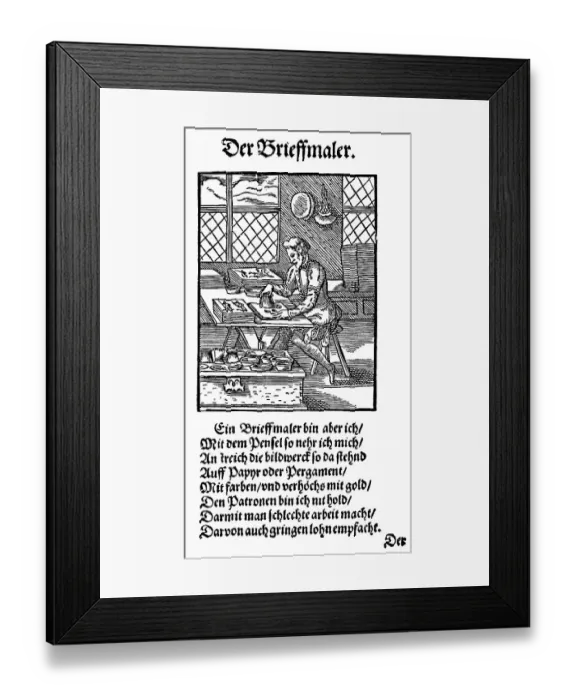 Framed Print : Historic print, woodcut of 1568 Framed Print : Historic print, woodcut of 1568