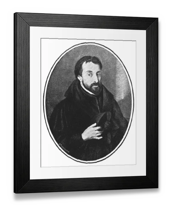 Framed Print : Historic print, portrait of Friedrich Spee Framed Print : Historic print, portrait of Friedrich Spee
