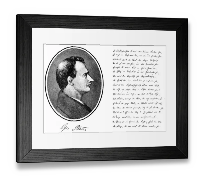 Framed Print : Historical print, engraving Framed Print : Historical print, engraving