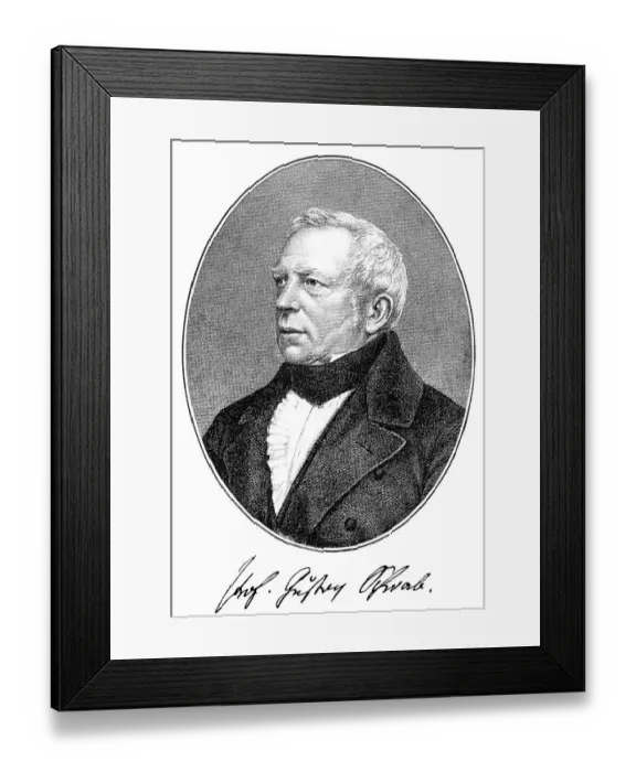 Framed Print : Historical print, engraving, 1850 Framed Print : Historical print, engraving, 1850