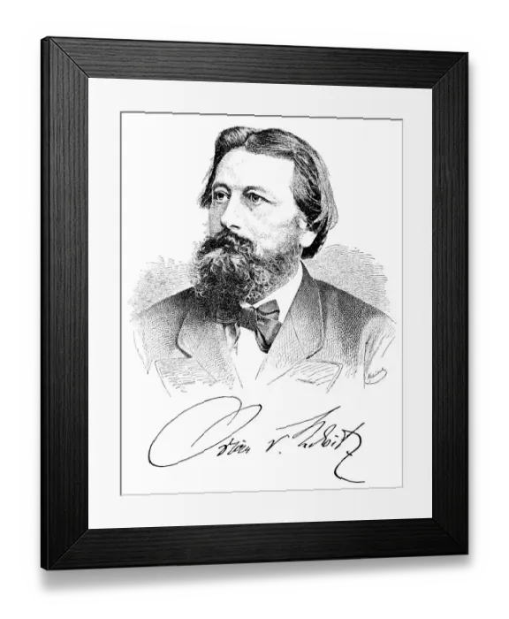 Framed Print : Historical print, 1883, portrait of Oskar Freiherr von Redwitz Framed Print : Historical print, 1883, portrait of Oskar Freiherr von Redwitz