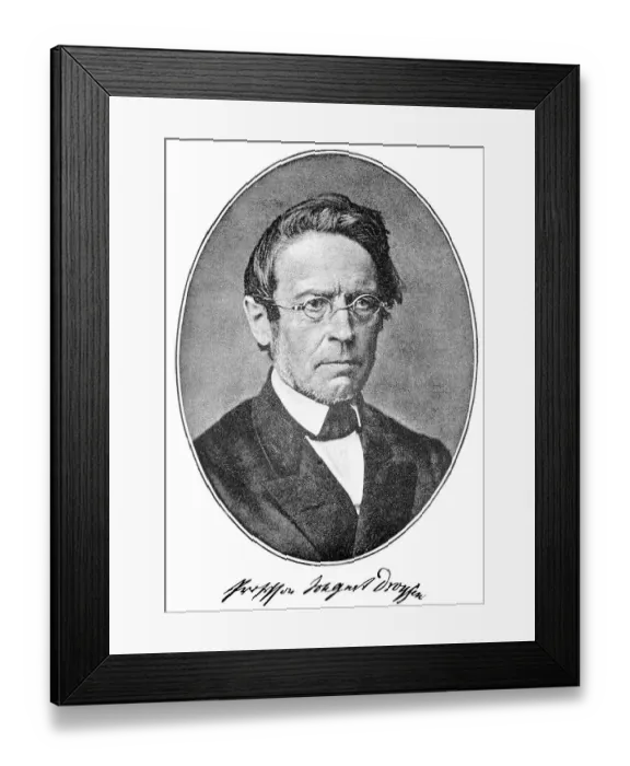 Framed Print : Historical print, portrait of Johann Bernhard Gustav Droysen Framed Print : Historical print, portrait of Johann Bernhard Gustav Droysen