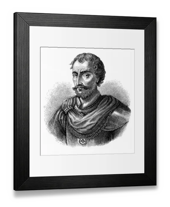 Framed Print : Historical engraving from 19th Century Framed Print : Historical engraving from 19th Century