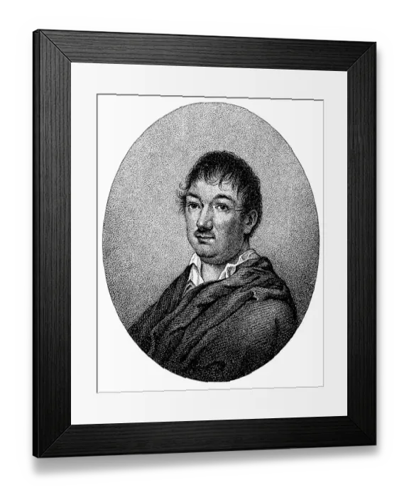 Framed Print : Historical engraving from 19th Century