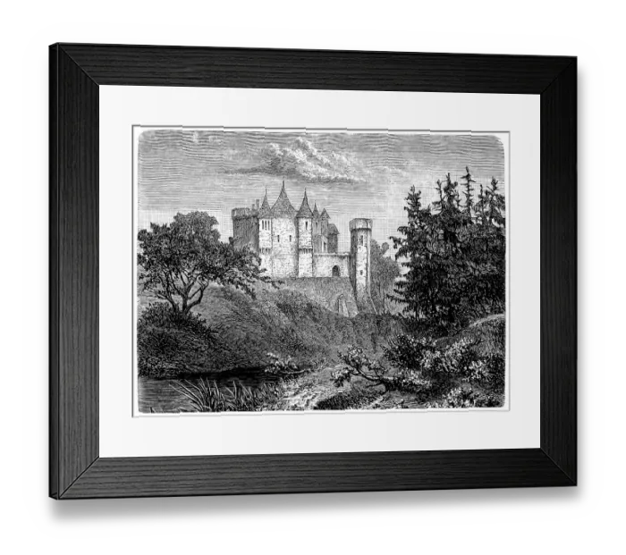 Framed Print : Historical engraving from the 19th Century Framed Print : Historical engraving from the 19th Century