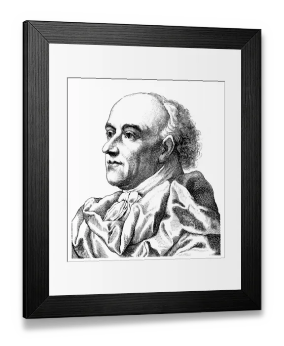 Framed Print : Historical drawing from the 19th century Framed Print : Historical drawing from the 19th century