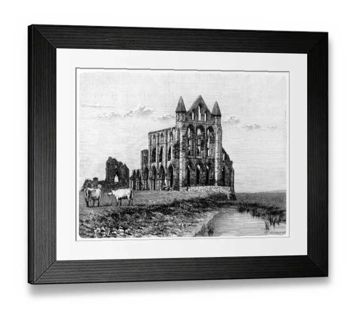 Framed Print : Historical drawing from the 19th Century