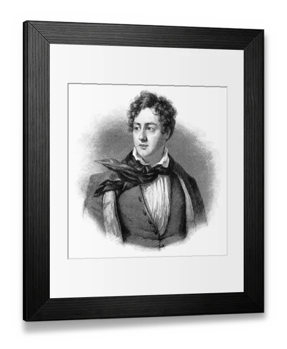Framed Print : Historical drawing from the 19th Century