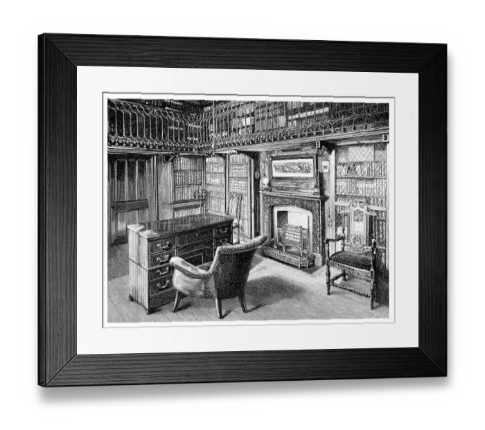 Framed Print : Historical illustration from the 19th Century Framed Print : Historical illustration from the 19th Century