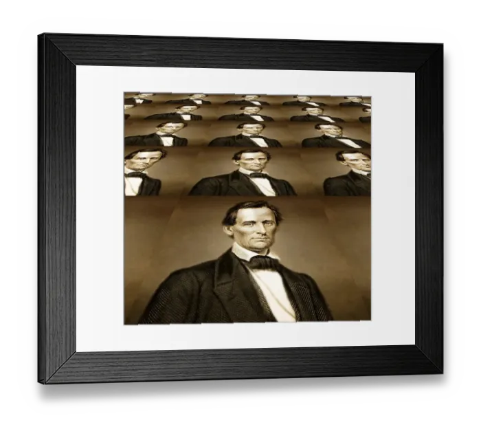Framed Print : Steel engraving from the 19th Century