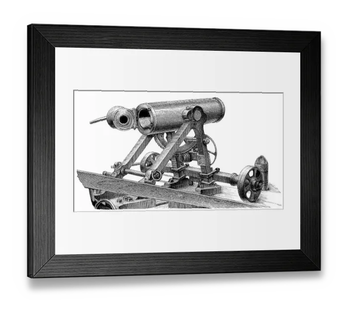 Framed Print : Historical illustration from the 19th Century