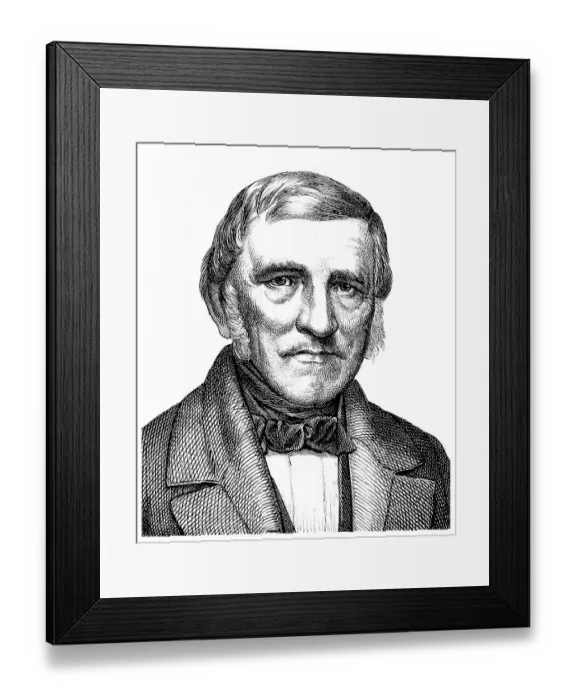 Framed Print : Historical illustration from the 19th century
