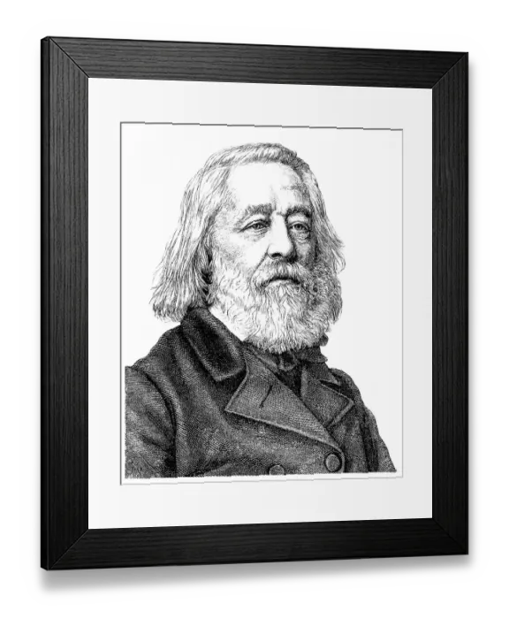 Framed Print : Historical illustration from the 19th century Framed Print : Historical illustration from the 19th century