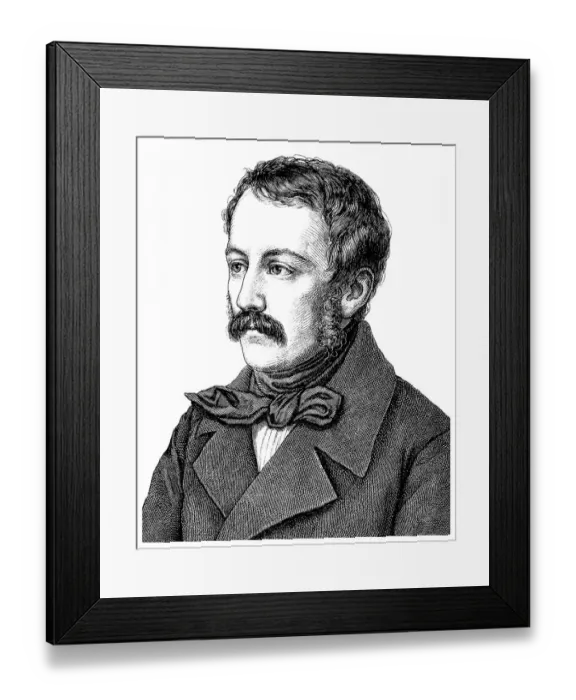 Framed Print : Historical illustration from the 19th century Framed Print : Historical illustration from the 19th century