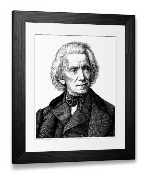 Framed Print : Historical illustration from the 19th century