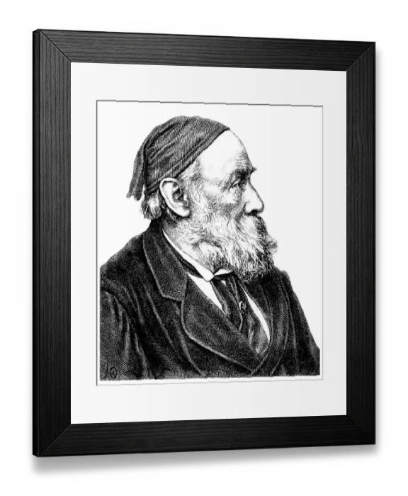 Framed Print : Historical illustration from the 19th century