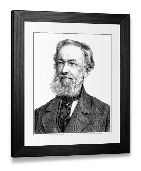 Framed Print : Historical illustration from the 19th century Framed Print : Historical illustration from the 19th century