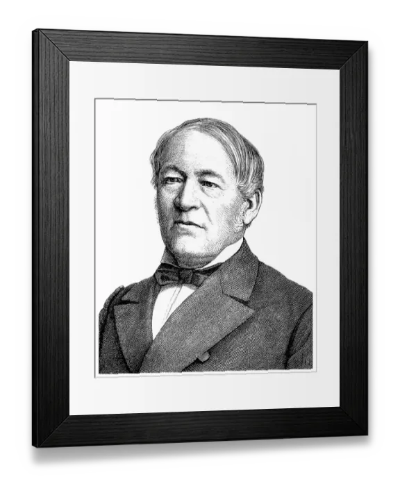 Framed Print : Historical illustration from the 19th century Framed Print : Historical illustration from the 19th century