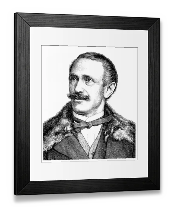 Framed Print : Historical illustration from the 19th century