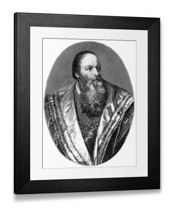 Framed Print : Historical illustrtion from the 19th Century