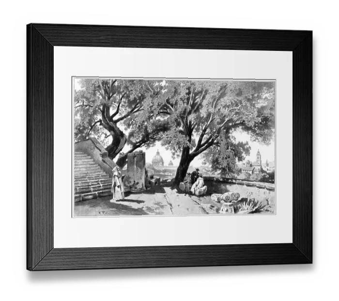 Framed Print : Historical illustration from the 19th century Framed Print : Historical illustration from the 19th century