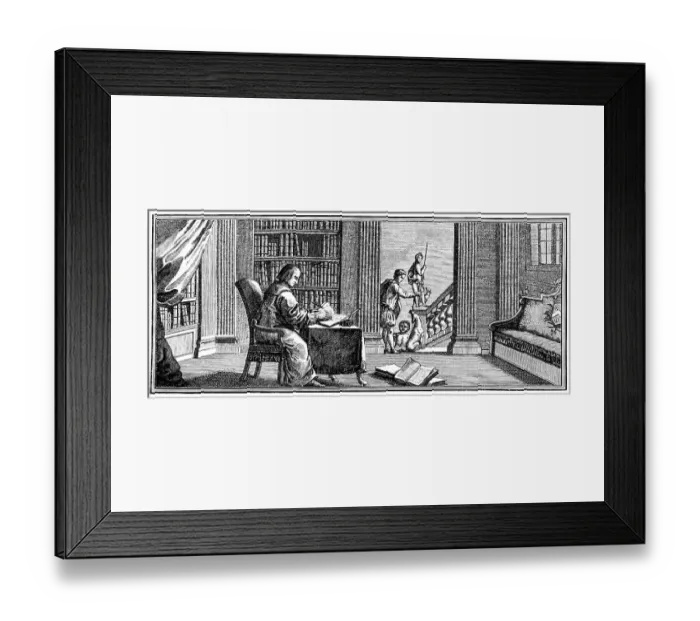 Framed Print : Historical illustration from the 19th century Framed Print : Historical illustration from the 19th century