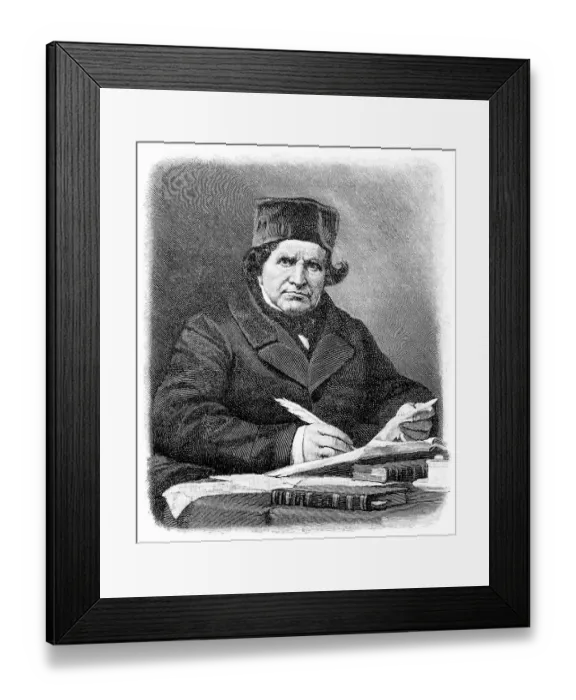 Framed Print : Historical illustration from the 19th Century