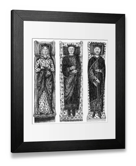 Framed Print : Historical print from the 19th century Framed Print : Historical print from the 19th century