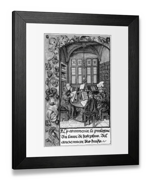 Framed Print : Historical print from the 19th century