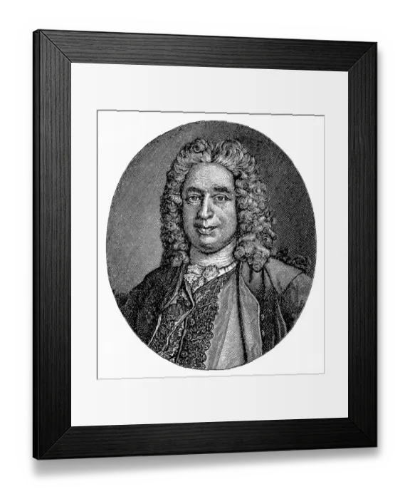 Framed Print : Historical print from the 19th century Framed Print : Historical print from the 19th century