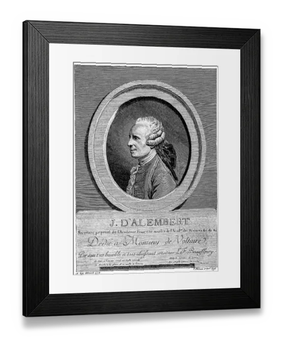 Framed Print : Historical print from the 19th century