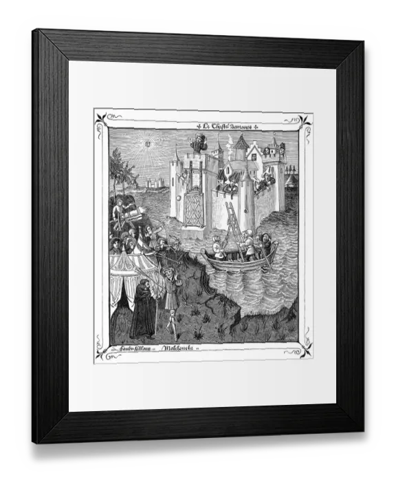 Framed Print : Historical print from the 19th century Framed Print : Historical print from the 19th century