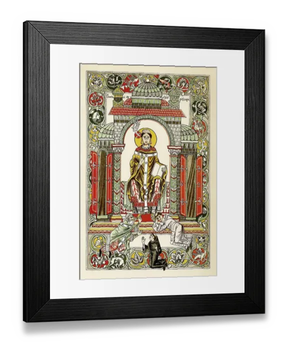 Framed Print : Historical print from the 19th century Framed Print : Historical print from the 19th century