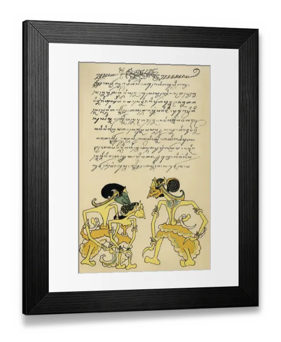 Framed Print : Historical print from the 19th century Framed Print : Historical print from the 19th century