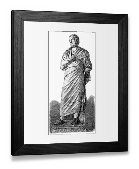 Framed Print : Historical print from the 19th century Framed Print : Historical print from the 19th century