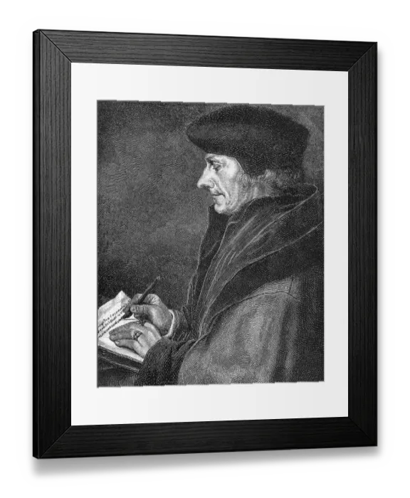 Framed Print : Historical engraving, 19th century