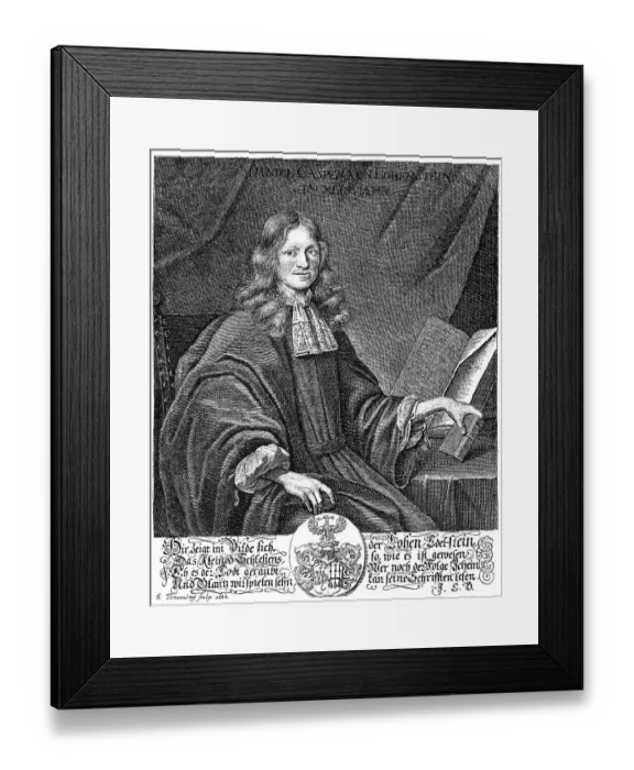 Framed Print : Historical engraving, copper engraving from 1688