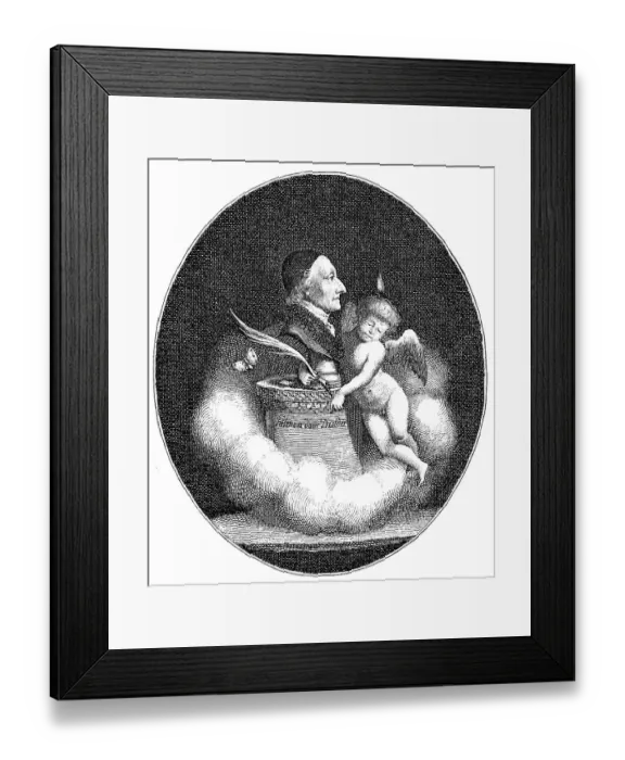 Framed Print : Historical illustration from the 19th century