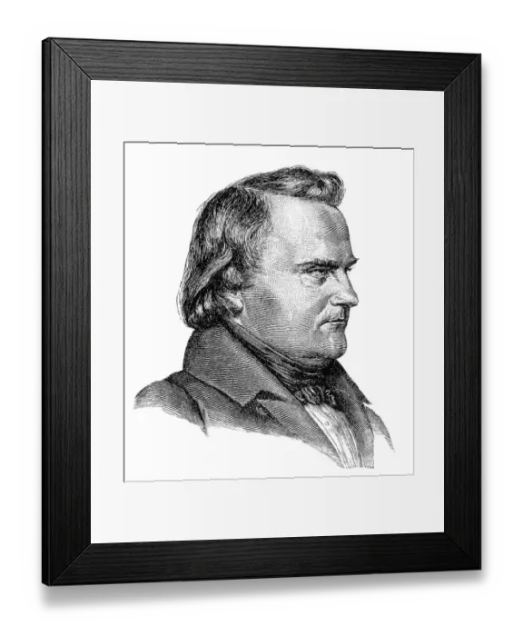 Framed Print : Historical illustration from the 19th century