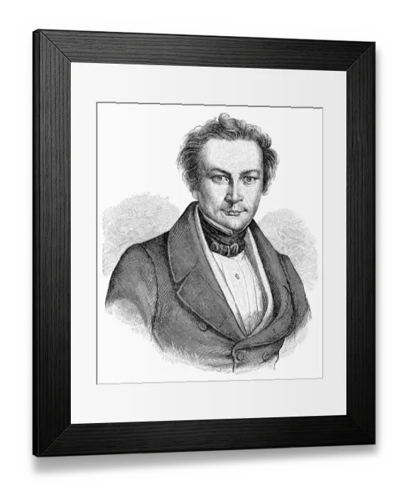 Framed Print : Historical illustration from the 19th century