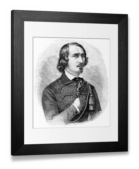 Framed Print : Historical illustration from the 19th century