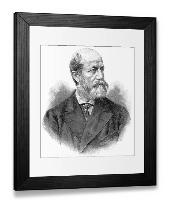 Framed Print : Historical illustration from the 19th century Framed Print : Historical illustration from the 19th century