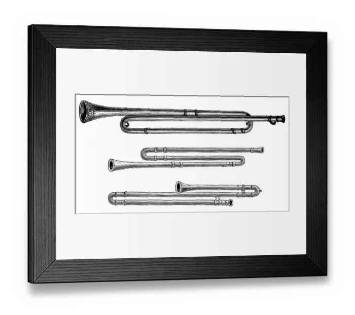 Framed Print : Historic drawing from the 19th century Framed Print : Historic drawing from the 19th century